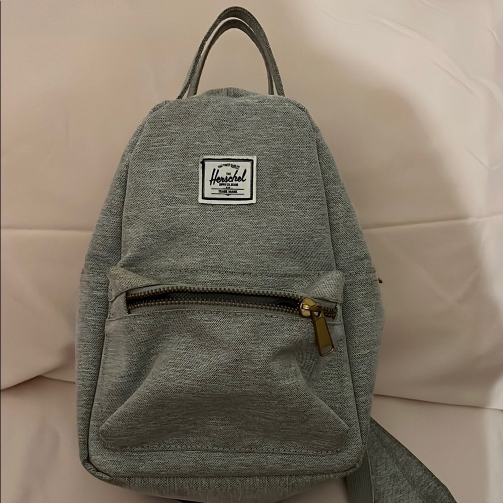 Herschel Grey Mini Backpack